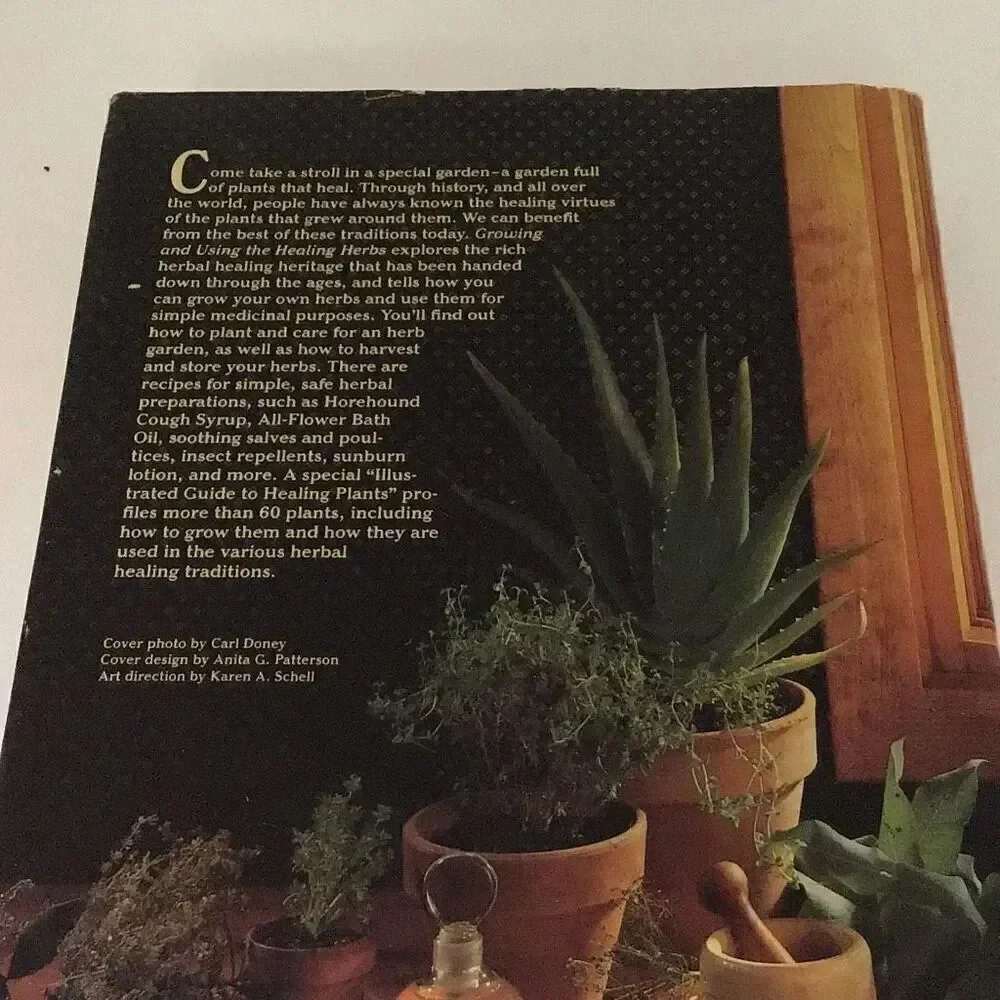 Growing and using healing herbs, plus the body healing book